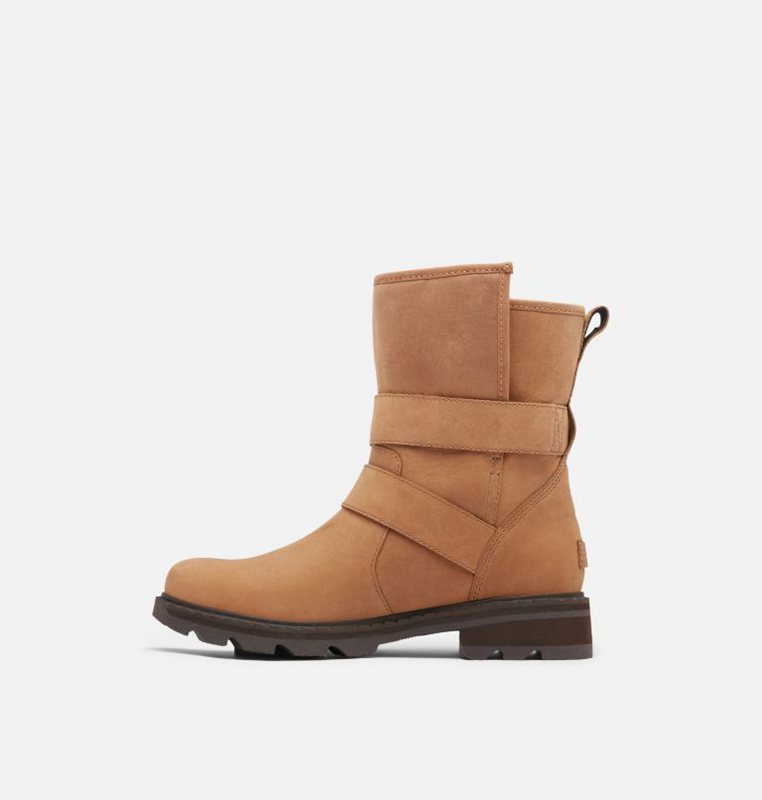 Sorel Dam Gummistövlar Brun - Lennox™ Moto Cozy Mid - HPU-205487